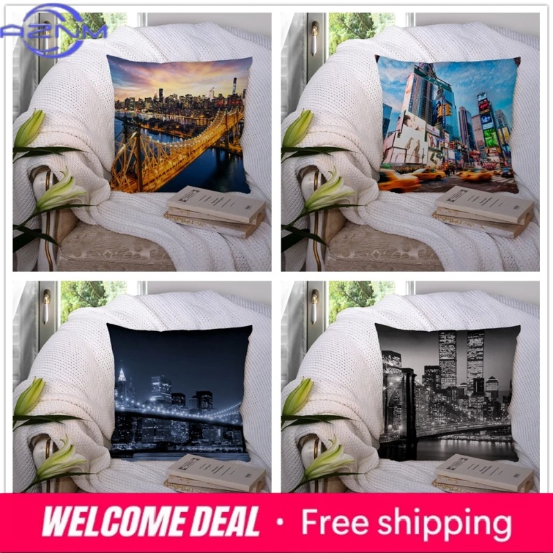 Home Textiles New York - Декоративные наволочки «Ночь в Нью-Йорке» для