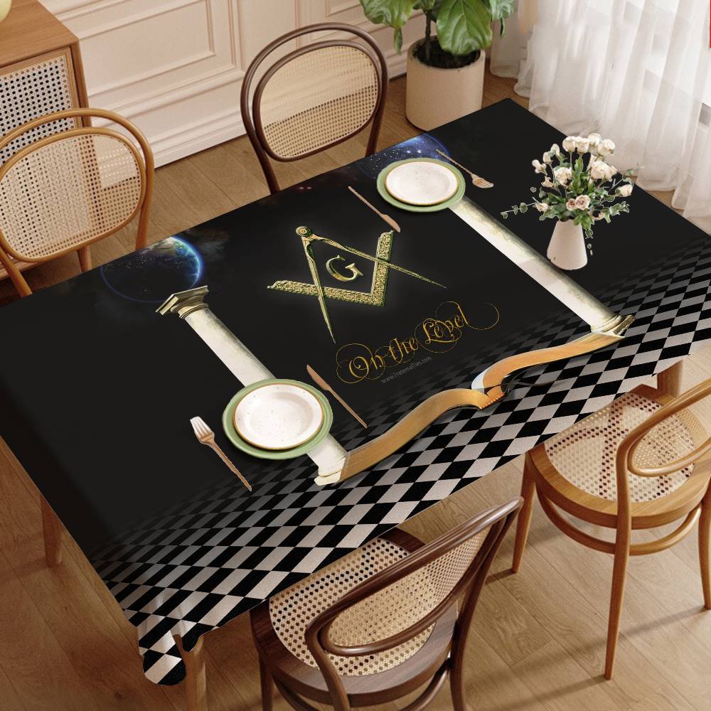 Home Textiles Today Logo - Скатерть с логотипом масонской ложи, для