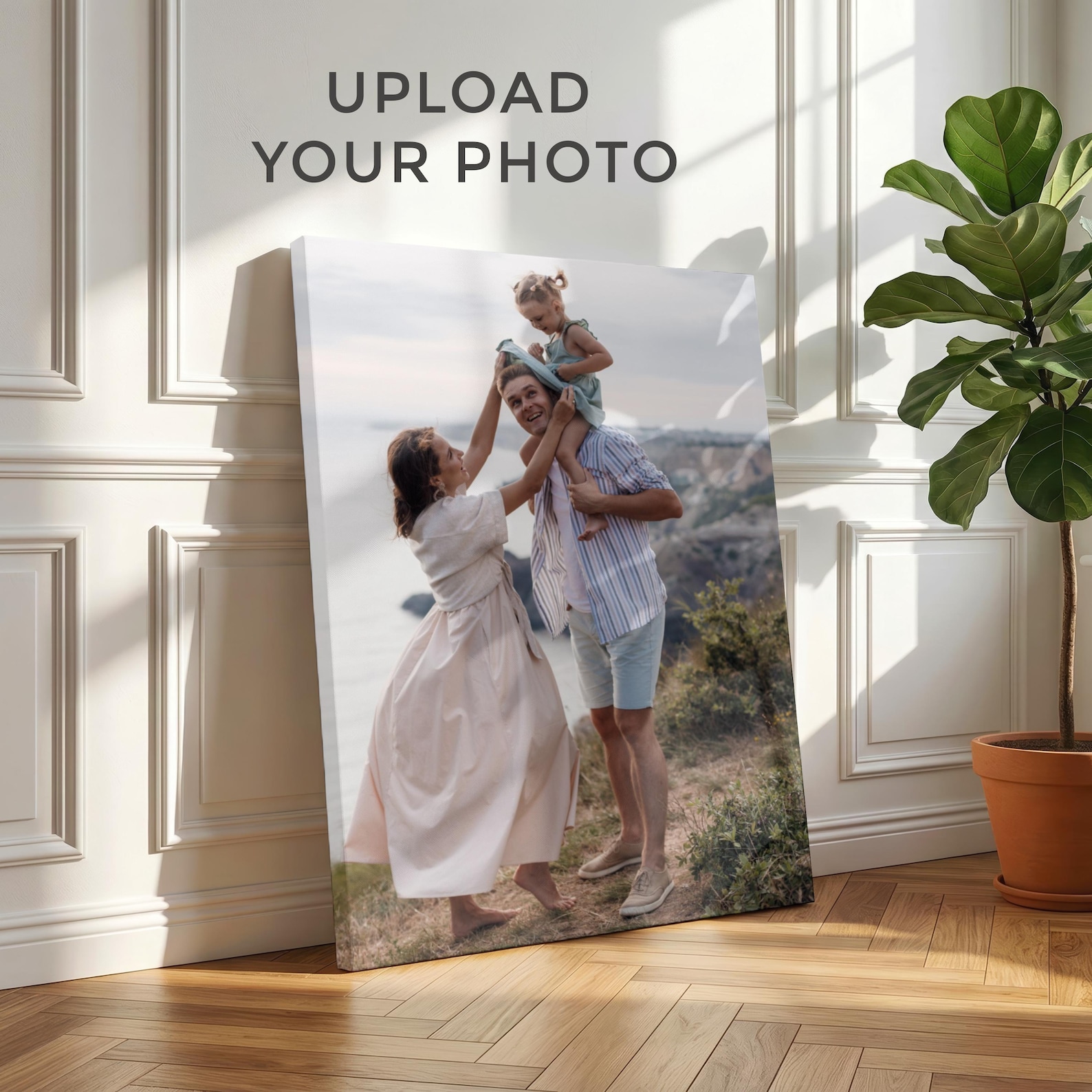 Home Textiles - Персонализированный фотохолст, Настенный декор с семейным
