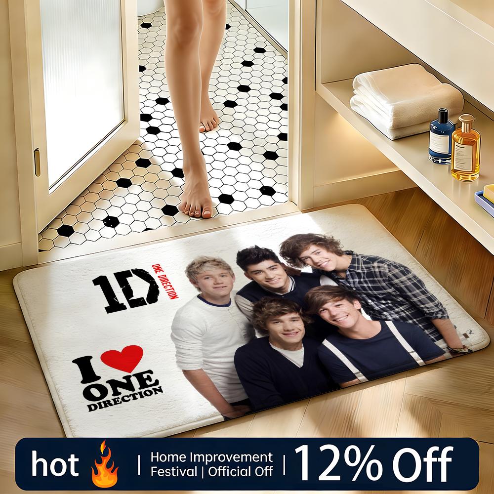 Home Textiles Direct - Мягкий впитывающий нескользящий коврик One Direction