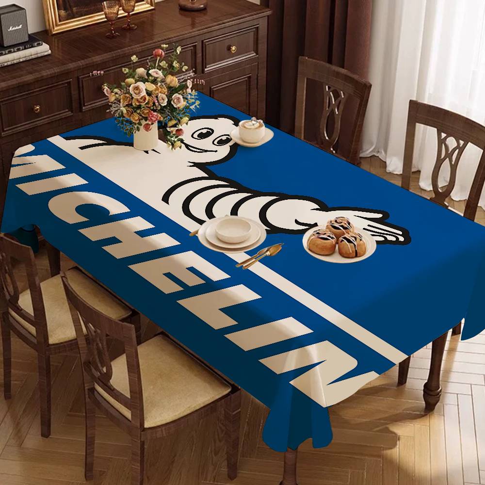 Home Textiles Today Logo - Скатерть из полиэстера с логотипом M-Michelins,