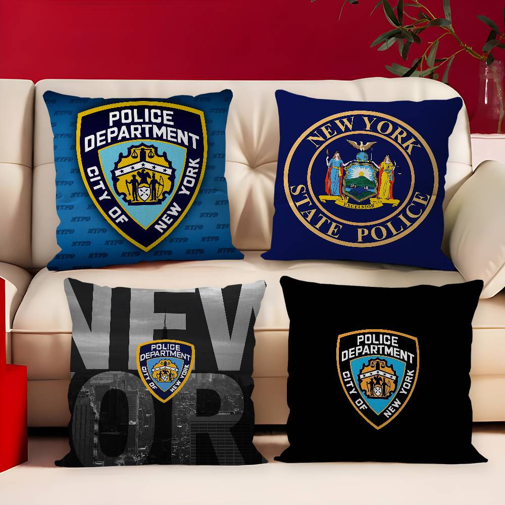 Home Textiles New York - Чехол для подушки NYPD (Нью-Йоркская полиция)