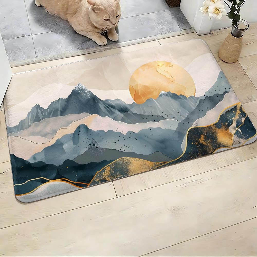 Home Landing Textiles - Коврик Mountain Land из мягкого фланеля,