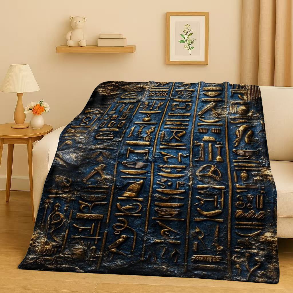 Home Textiles Egypt - 3D фланелевое одеяло «Глаз Гора» с