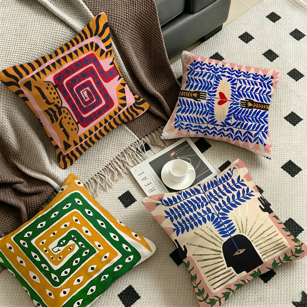 Наволочка для подушки с абстра – обзор и цена Home Textiles Egypt