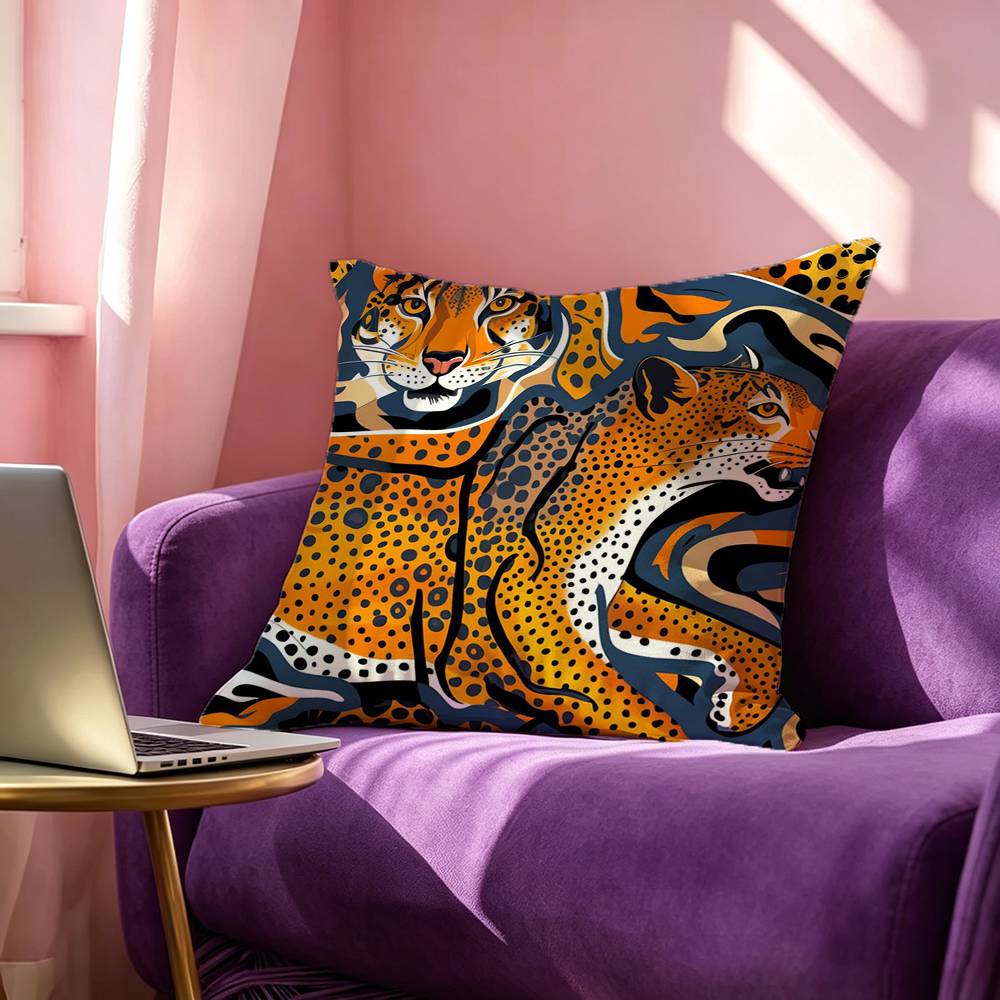Красочная абстрактная наволочк – обзор и цена Home Textiles Egypt