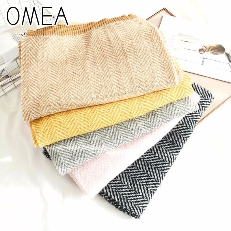 OMEA 2019 кашемировый шарф зим – обзор и цена Wool Blanket Herringbone