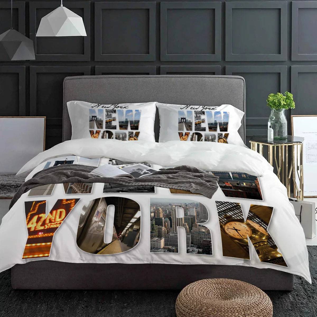 Нью-Йоркский английский текст  – обзор и цена Home Textiles New York