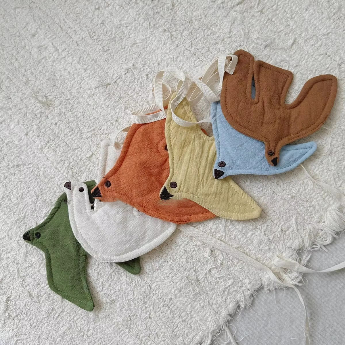 Тканевая гирлянда-флажки с пти – обзор и цена Home Textiles Discount